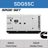 45kW 55kVA Free Energy Cummins Engine Electrical Diesel Generator