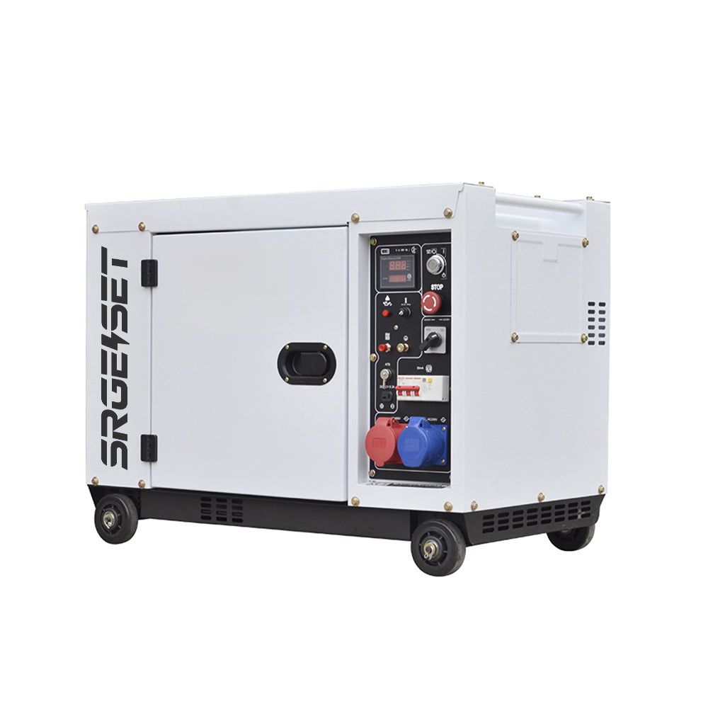 6KW 50Hz Silent Diesel Generator SDG8500SE with Refrigerator Appearance