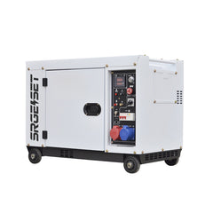 6KW 50Hz Silent Diesel Generator SDG8500SE with Refrigerator Appearance
