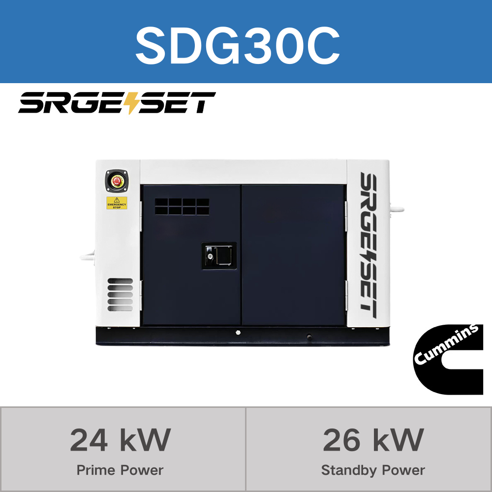 3-phase water-cooled diesel generator powered by Cummins
