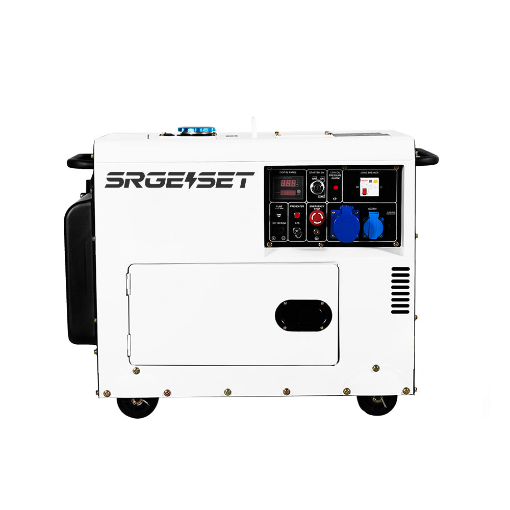 5KW 50Hz Silent Diesel Generator SDG7500SE with Bread Appearance