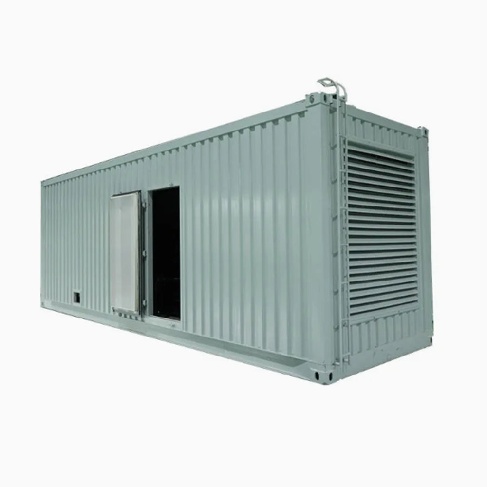 large container diesel generator white 1