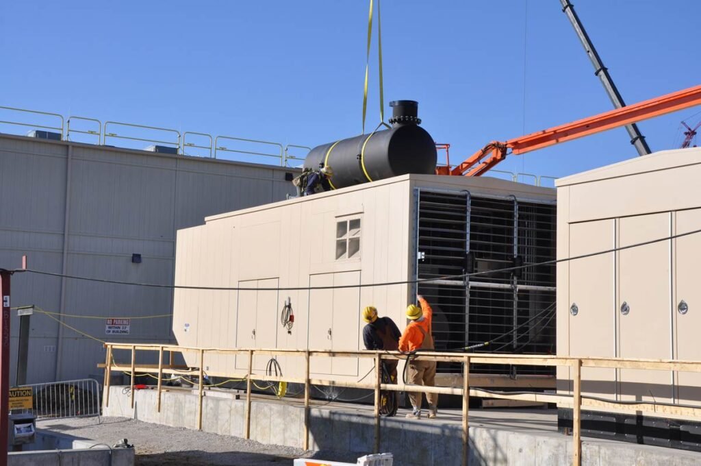 Diesel generators for outdoor infrastructure